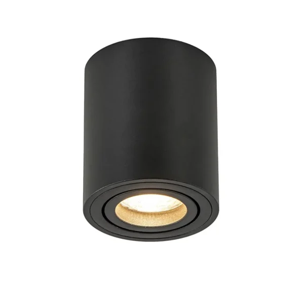 plafondspot_cilinder_zwar_1-2.webp Shop Straluma Plafondspot cilinder zwart verstelbaar gu10