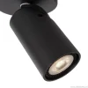Shop Straluma Plafondspot enkel zwart incusief GU10 dim to warm