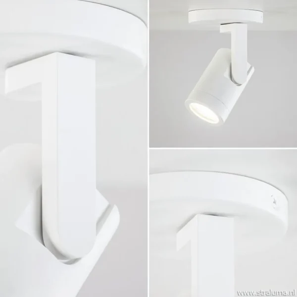 Hot Straluma Plafondspot Halo 1L wit gu10