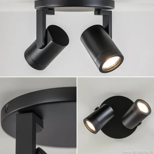 plafondspot_halo_spot_l_r_3.webp Online Straluma Plafondspot Halo Spot 2L rond zwart