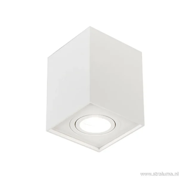 Clearance Straluma Plafondspot kubus wit verstelbaar gu10