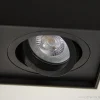 Cheap Straluma Plafondspot kubus zwart kantelbaar gu10