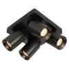 plafondspot_l_vierkant_gu_1.webp Best Sale Straluma Plafondspot 4L vierkant gunmetal incl. gu10