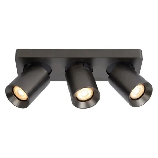 plafondspot_lichts_balk_g_0.webp Outlet Straluma Plafondspot 3-lichts balk gunmetal gu10