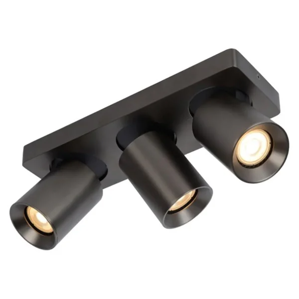 plafondspot_lichts_balk_g_1.webp Outlet Straluma Plafondspot 3-lichts balk gunmetal gu10