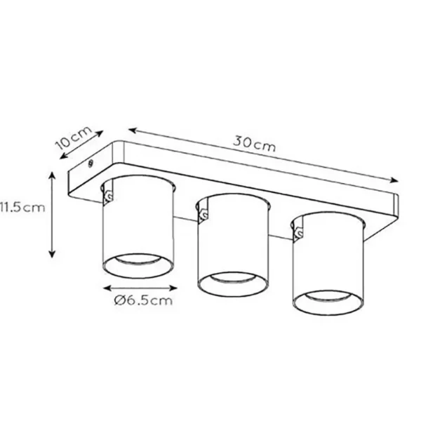 plafondspot_lichts_balk_g_3.webp Outlet Straluma Plafondspot 3-lichts balk gunmetal gu10