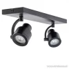 plafondspot_mat_zwart_bal_2.webp Hot Straluma Plafondspot mat zwart balk 2-lichts gu10