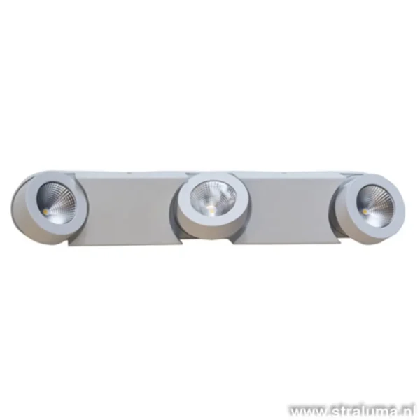 Clearance Straluma Plafondspot Montreal 3L balk wit 3000k