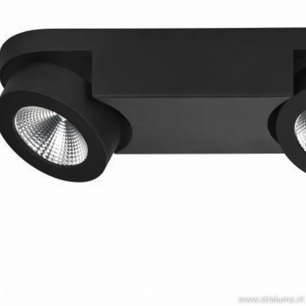 Best Sale Straluma Plafondspot Montreal 2L balk zwart 3000