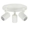 Clearance Straluma Plafondspot Rain 3L rond wit IP44