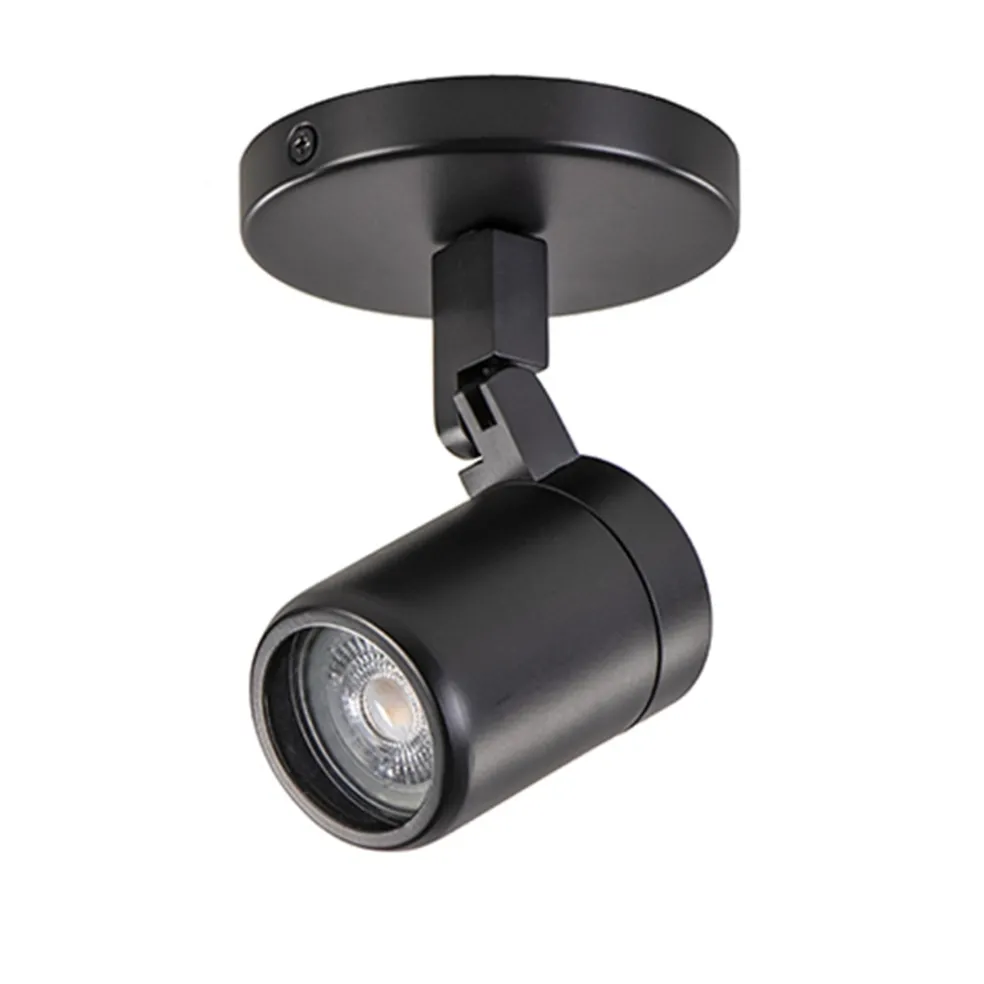 plafondspot_rain_l_rond_z_0.webp Store Straluma Plafondspot Rain 1L rond zwart gu10 IP44