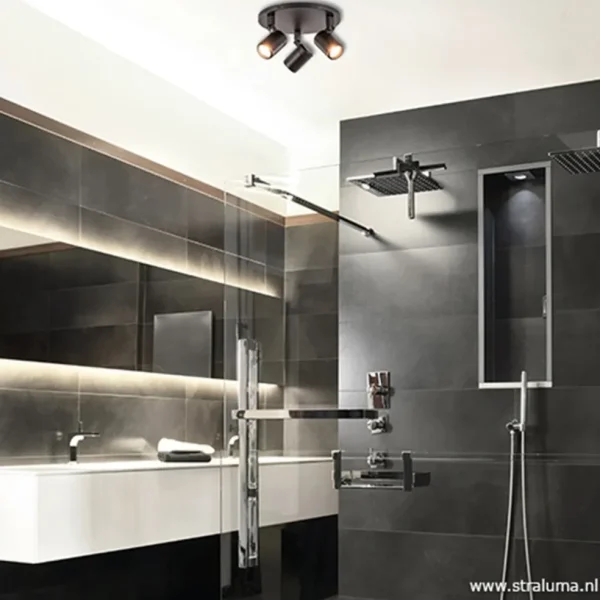 plafondspot_rain_l_rond_z_4-2.webp New Straluma Plafondspot Rain 3L rond zwart IP44