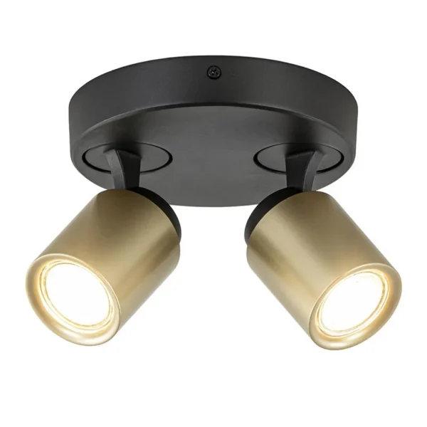 plafondspot_razza_l_rond__1-3.webp Store Straluma Plafondspot Razza 2L rond zwart/goud