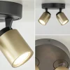 plafondspot_razza_l_rond__2-3.webp Store Straluma Plafondspot Razza 2L rond zwart/goud