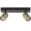 plafondspot_razza_l_zwart_0.webp Hot Straluma Plafondspot Razza 2L zwart/goud