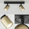 plafondspot_razza_l_zwart_3.webp Hot Straluma Plafondspot Razza 2L zwart/goud
