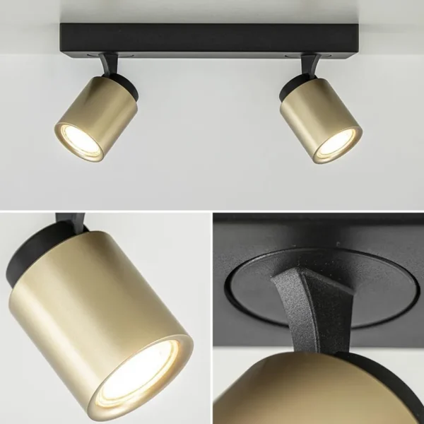 plafondspot_razza_l_zwart_3.webp Hot Straluma Plafondspot Razza 2L zwart/goud