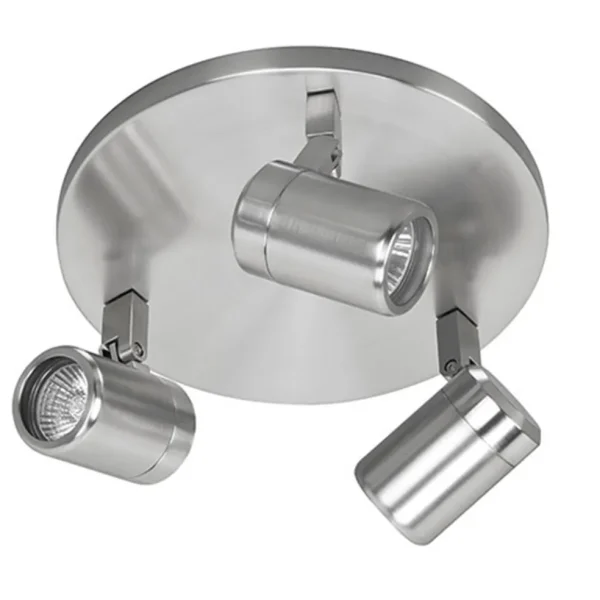 Flash Sale Straluma Plafondspot rond Rain 3-l nikkel IP44