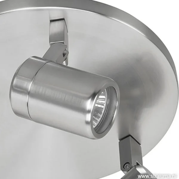 Flash Sale Straluma Plafondspot rond Rain 3-l nikkel IP44