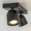 Clearance Straluma Plafondspot Solare 2l balk zwart