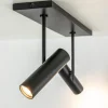 Shop Straluma Plafondspot Trend 2L balk zwart gu10mini