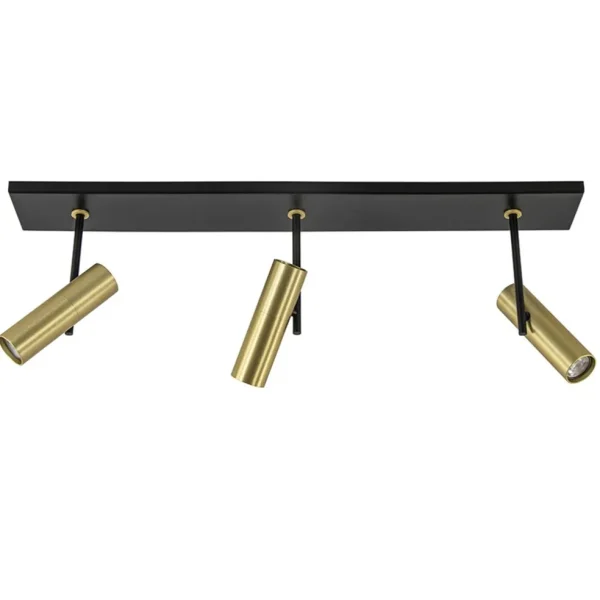 plafondspot_trend_l_zwart_0.webp Sale Straluma Plafondspot Trend 3L zwart/goud gu10 mini