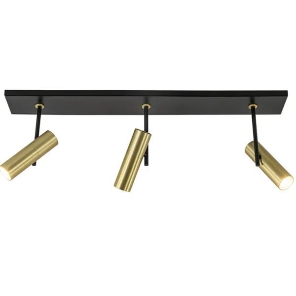 plafondspot_trend_l_zwart_1.webp Sale Straluma Plafondspot Trend 3L zwart/goud gu10 mini