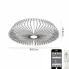 plafondventilator_himalay_1.webp Flash Sale Straluma Plafondventilator Himalaya zilver ab+app