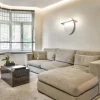 plafondwandl_essenza_silv_4.webp Clearance Straluma Plafond/wandl. Essenza silver powd/iron