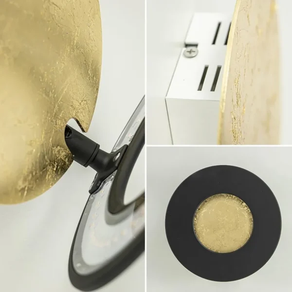 plafondwandlamp_vera__gol_3.webp Best Sale Straluma Plafond/wandlamp Vera 21 goldleaf/zwart