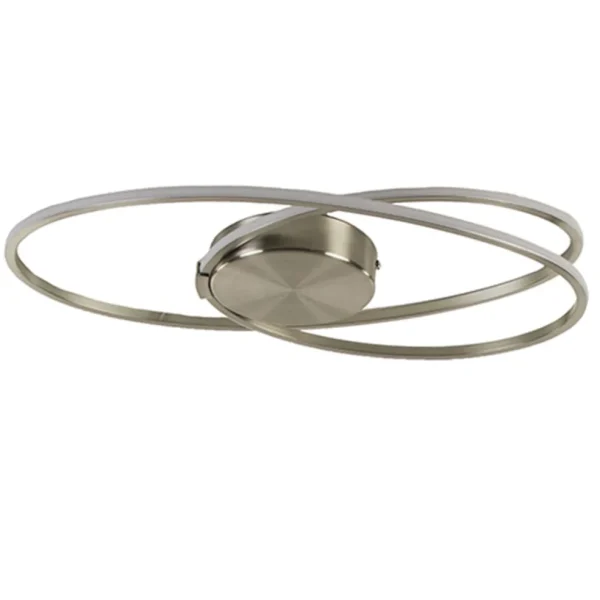 plafonnire_eclipse_nikkel_0.webp Best Sale Straluma Plafonnière Eclipse nikkel led 3-st.dimb