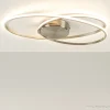 plafonnire_eclipse_nikkel_1.webp Best Sale Straluma Plafonnière Eclipse nikkel led 3-st.dimb
