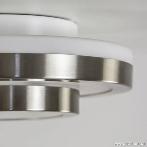 Clearance Straluma Plafonnière Master 335 nikkel IP44