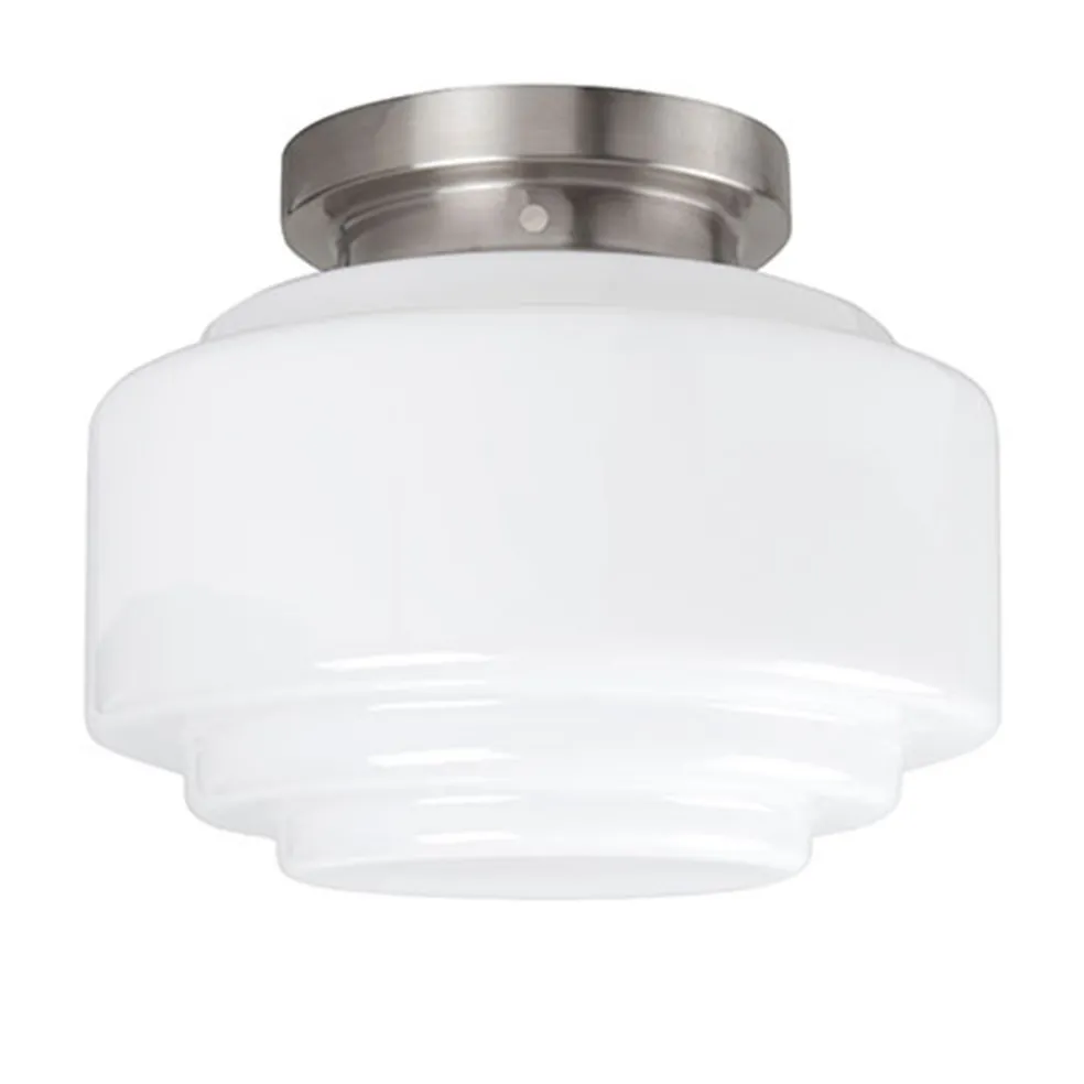 plafonnire_retro_opaal_gl_0.webp Discount Straluma Plafonnière retro opaal glas/staal