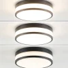 plafonnire_zwartopaal_gla_1.webp Online Straluma Plafonnière zwart/opaal glas 3-step dim IP44