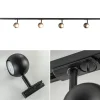 Best Sale Straluma Railsysteem 1-fase zwart inclusief 4 ronde spots