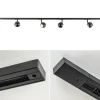 Best Sale Straluma Railsysteem 1-fase zwart inclusief 4 ronde spots