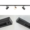 Clearance Straluma Railsysteem zwart 1mtr compleet met 3xspot