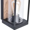 rechthoekige_buitenlamp_z_1.webp Outlet Straluma Rechthoekige buitenlamp zwart met houtlook en glas