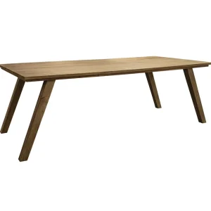 rechthoekige_eettafel_geb_0.webp Outlet Straluma Rechthoekige eettafel gebleekt en geborsteld mangohout 220x100 cm