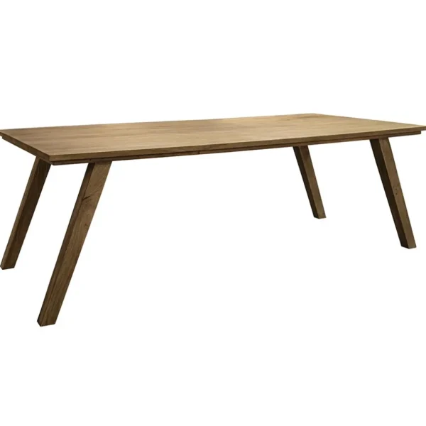 rechthoekige_eettafel_geb_0.webp Outlet Straluma Rechthoekige eettafel gebleekt en geborsteld mangohout 220x100 cm