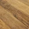 Online Straluma Rechthoekige eettafel oud teak hout met zwart metalen poot