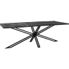 rechthoekige_eettafel_zwa_0.webp New Straluma Rechthoekige eettafel zwart mangohout met kruispoot 220 cm