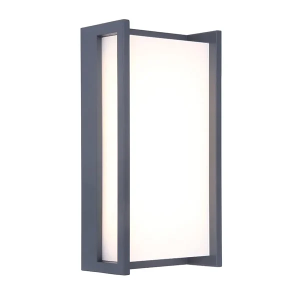 Cheap Straluma Rechthoekige LED buitenlamp donker grijs IP54