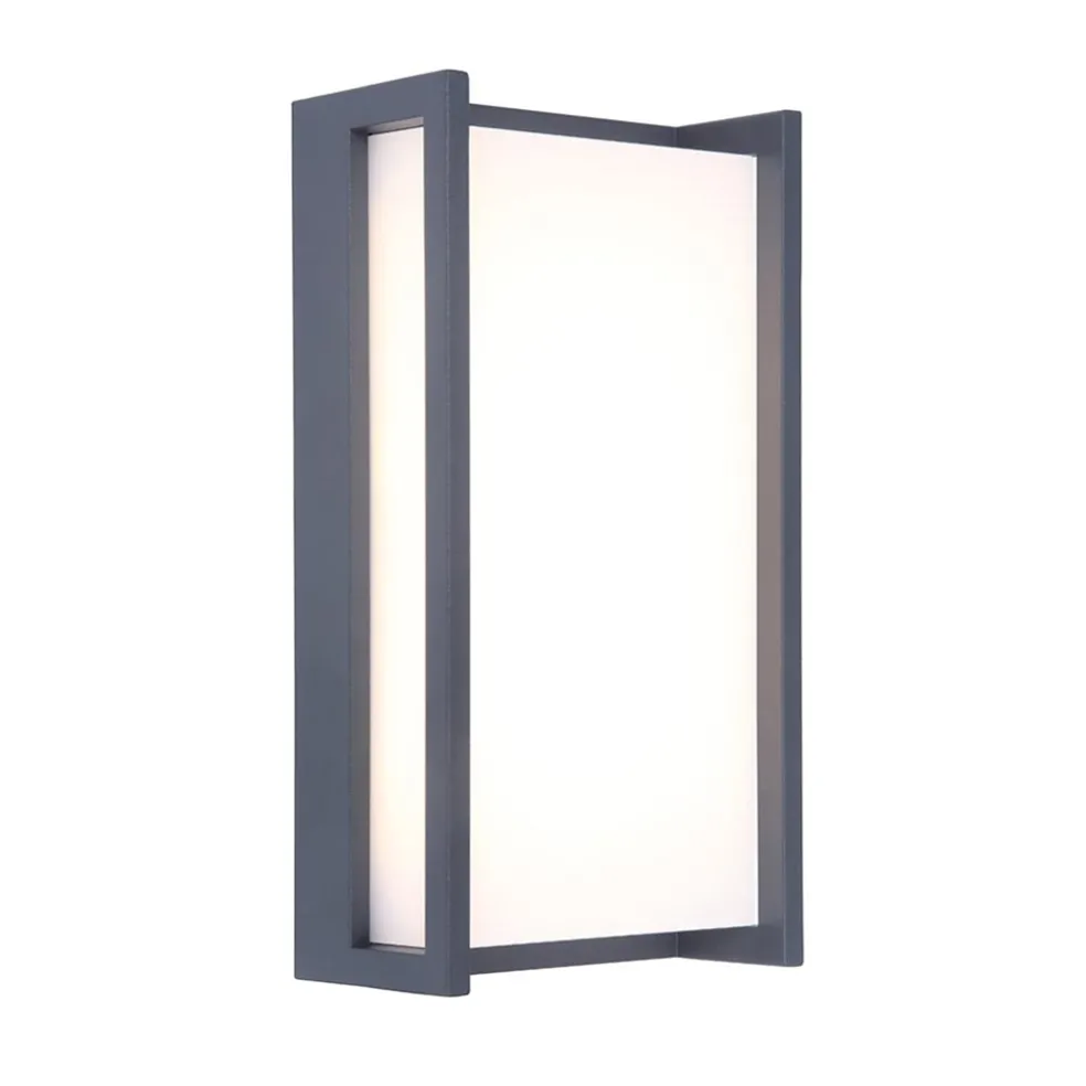 Cheap Straluma Rechthoekige LED buitenlamp donker grijs IP54