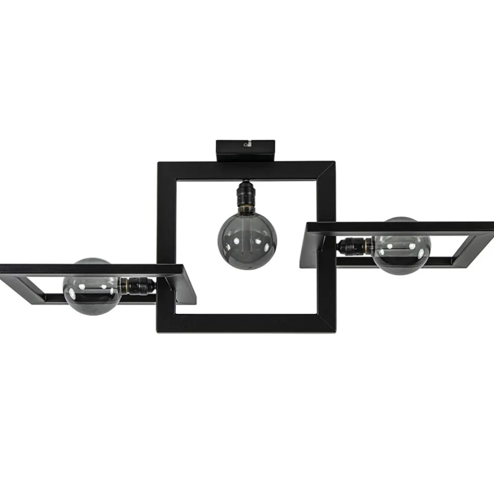 rechthoekige_plafondlamp__0.webp Outlet Straluma Rechthoekige plafondlamp triple square mat zwart
