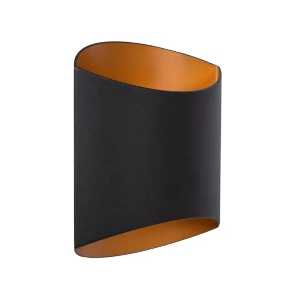 rechthoekige_wandlamp_mat_0-2.webp Clearance Straluma Rechthoekige wandlamp mat zwart met goud