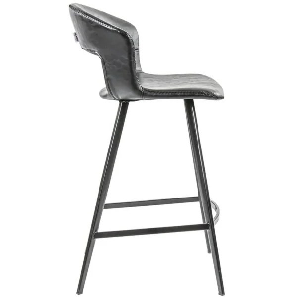 retro_barkruk_zwart_met_i_2.webp Outlet Straluma Retro barkruk zwart met imitatieleer
