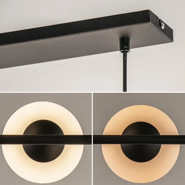 retro_eettafel_hanglamp_z_3.webp New Straluma Retro eettafel hanglamp zwart met witte glazen bollen