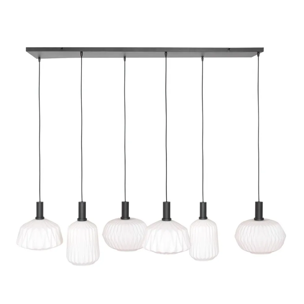 retro_lichts_hanglamp_opa_0.webp Outlet Straluma Retro 6-lichts hanglamp opaal glas met relief